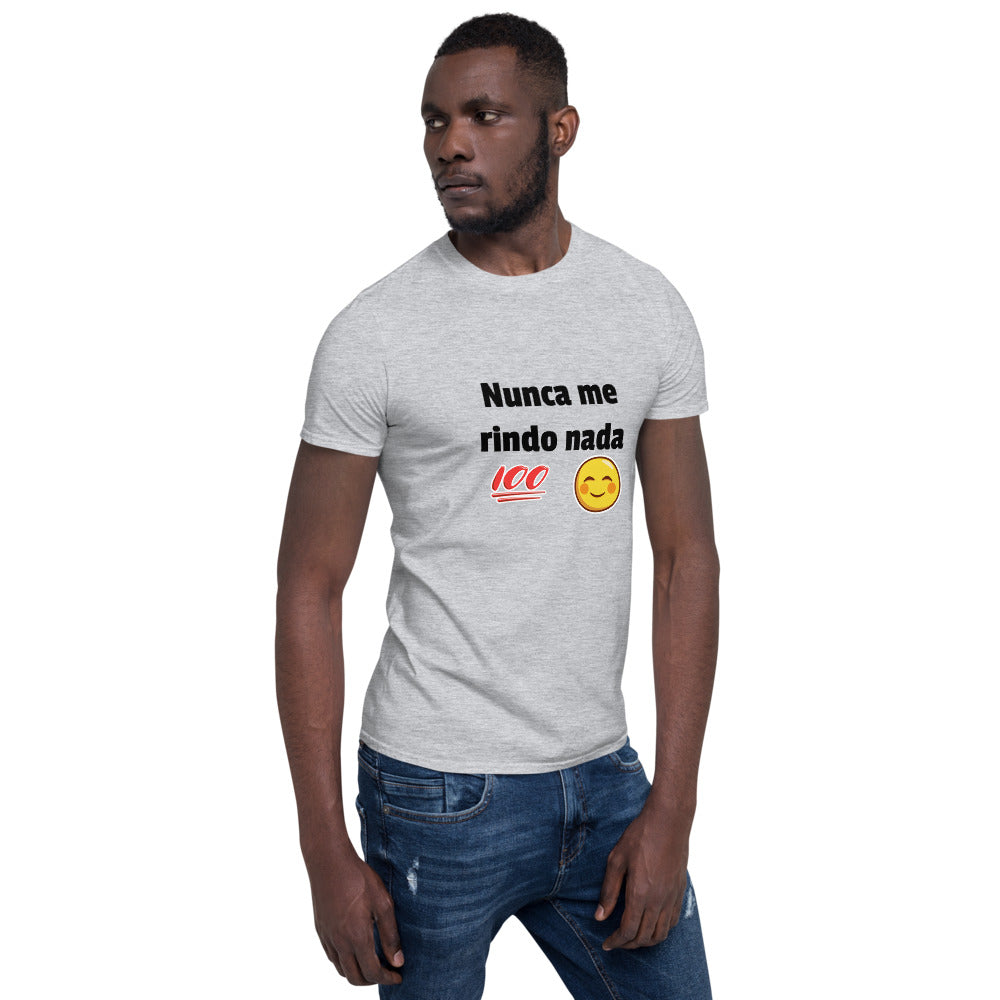 Nunca me rindo nada camiseta