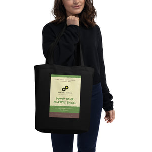 Eco Tote Bag anti plastic 13,6 kg (30lbs) max weight (printed in USA)