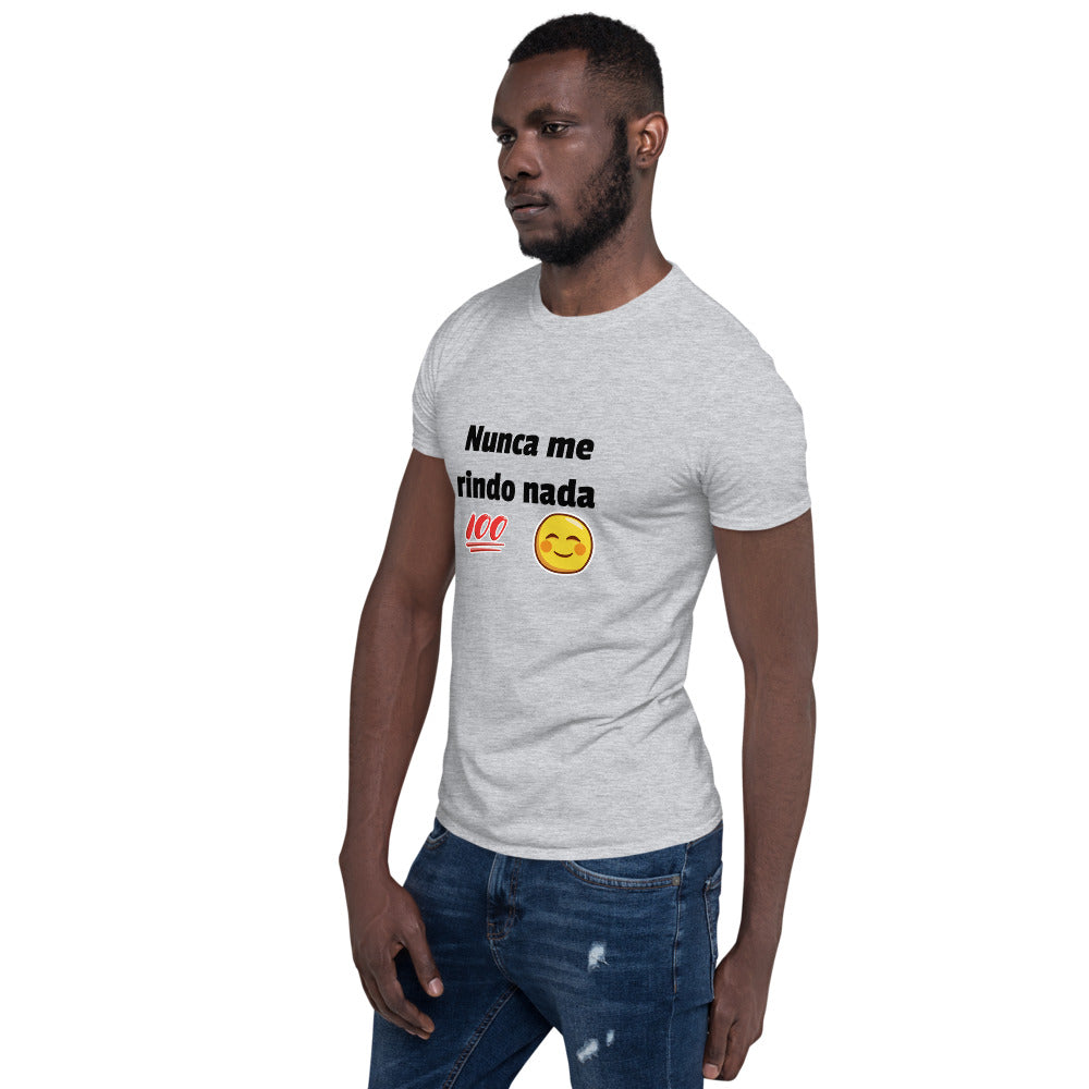 Nunca me rindo nada camiseta
