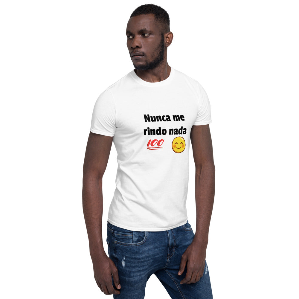 Nunca me rindo nada camiseta