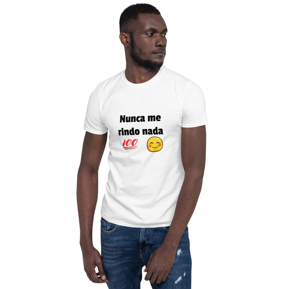 Nunca me rindo nada camiseta
